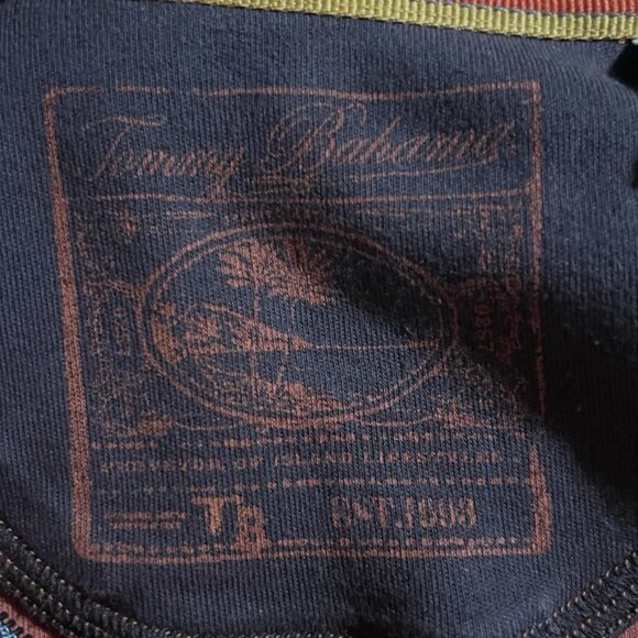 Tommy Bahama Sweatshirt Mens Medium M Orange Quarter Zip Sweater Cotton Relax - Picture 4 of 5